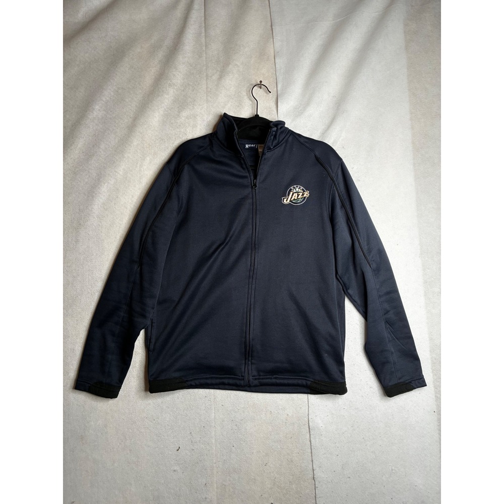 Gear For Sports Utah Jazz NBA Full Zip Track Jacket Navy Blue‎ Mens Medium M